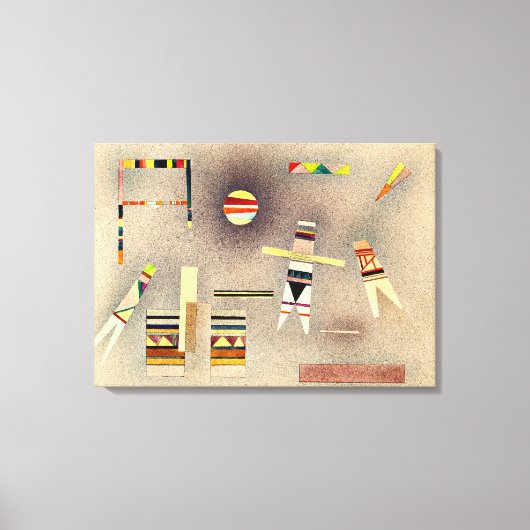 Toile Kandinsky - Vol, œuvre d'art abstrait (Recto)
