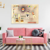 Toile Kandinsky - Vol, œuvre d'art abstrait (Insitu(Salon))