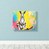 Toile Kangaroo Canvas Art (Insitu (Plancher de Bois))