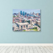 Toile Kansas City Belle Skyline (Insitu (Plancher de Bois))