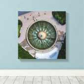 Toile Kansas City Firefighter's Fountain Canvas Wall Art (Insitu (Plancher de Bois))