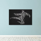 Toile Karaté (Insitu (Plancher de Bois))