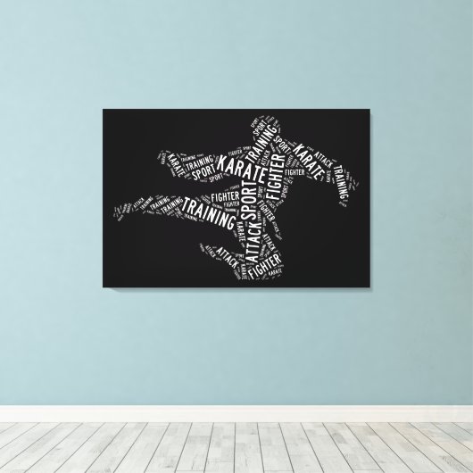 Toile Karaté (Insitu (Plancher de Bois))