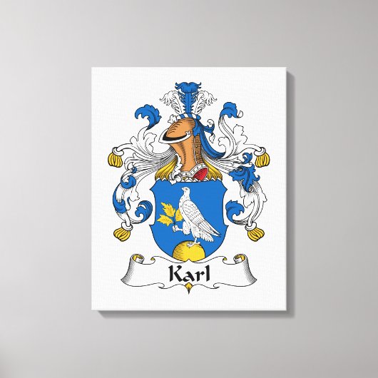 Toile Karl Family Crest (Recto)