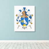 Toile Karl Family Crest (Insitu (Plancher de Bois))