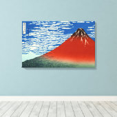 Toile Katsushika Hokusai - Vent Fin, Matin Clair (Insitu (Plancher de Bois))