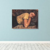 Toile Katya endormi (par Serebriakova) (Insitu (Plancher de Bois))