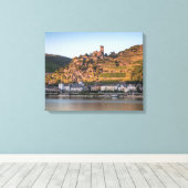 Toile Kaub am Rhein - Allemagne (Insitu (Plancher de Bois))