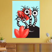 Toile Kawaii Cute Monster Enfants (Insitu(Salon))