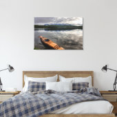 Toile Kayak en bois sur la rive du lac Beaver (Insitu(Chambre))