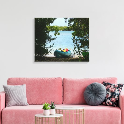 Toile Kayaking aux îles Virgin (Insitu(Salon))