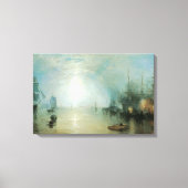 Toile Keelmen Height Coals, Lune par Joseph Turner (Recto)
