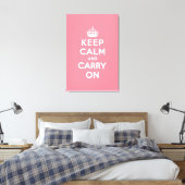 Toile keep calm and carry on original (Insitu(Chambre))