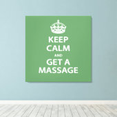 Toile Keep Calm and Get a massage (Insitu (Plancher de Bois))