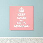Toile Keep Calm and Get a massage (Insitu (Plancher de Bois))