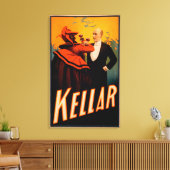 Toile Kellar Magicien Boire du vin avec le diable (Insitu(Salon))