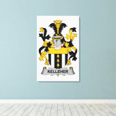 Toile Kelleher Family Crest (Insitu (Plancher de Bois))