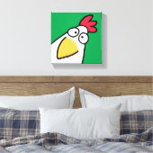 Toile Kelly Green SERIOUS CHICKEN par Sandra Boynton (Insitu(Chambre))