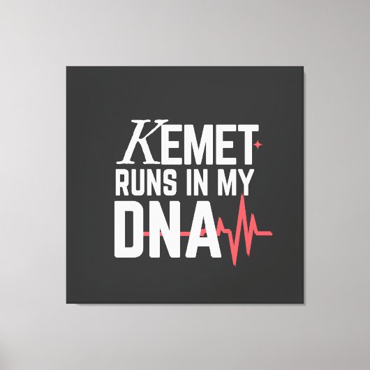 Toile Kemet Runs in My DNA |  (Recto)