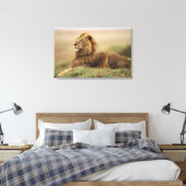 Toile Kenya, Masai Mara | Lion mâle (Insitu(Chambre))