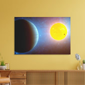 Toile Kepler-10 Star System. (Insitu(Salon))