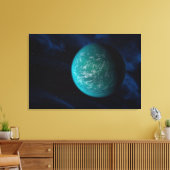 Toile Kepler 22b, Une planète extra-solaire. (Insitu(Salon))