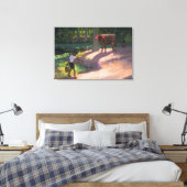 Toile Kerala Backwaters Inde 1996 (Insitu(Chambre))