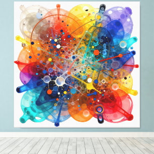 Toile “Kerplopulous” – Abstrait Psychédélique
