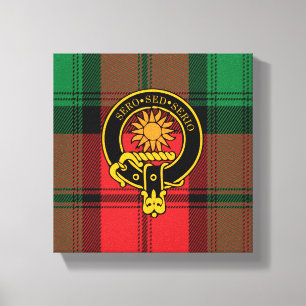 Toile Kerr Scottish Crest et Tartan Canvas
