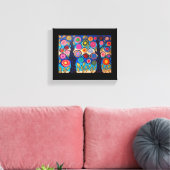 Toile Kerri Ambrosino Art folklorique mexicain Arbre de  (Insitu(Salon))