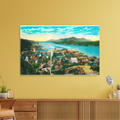 Toile Ketchikan, Alaska Town View - La première ville (Insitu(Salon))