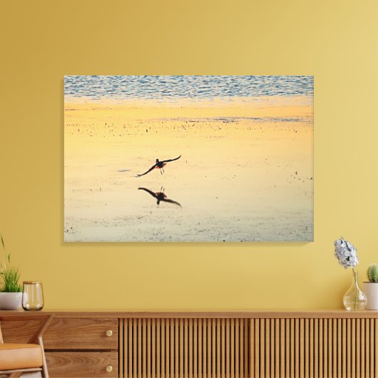 Toile Key West Bird Flying Ocean Sunset Florida Keys (Insitu(Salon))