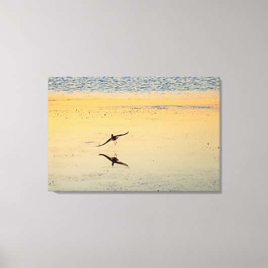 Toile Key West Bird Flying Ocean Sunset Florida Keys (Recto)