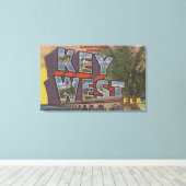 Toile Key West, Floride - Scènes de grandes lettres (Insitu (Plancher de Bois))
