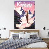 Toile Keystone to ski (Insitu(Chambre))