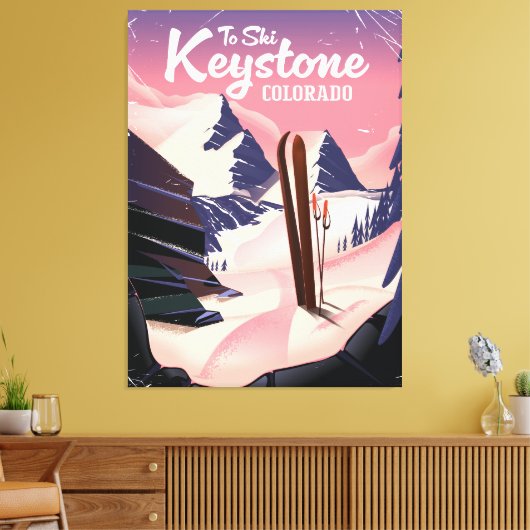 Toile Keystone to ski (Insitu(Salon))