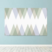 Toile Khaki triangles (Insitu (Plancher de Bois))