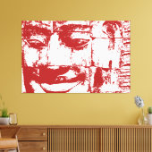 Toile Khmer Stone Face ... Bayon Temple, Cambodge Canvas (Insitu(Salon))
