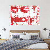 Toile Khmer Stone Face ... Bayon Temple, Cambodge Canvas (Insitu(Chambre))