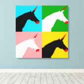 Toile Killer Unicorn (Imprimer l'art) (Insitu (Plancher de Bois))