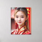 Toile kimono rouge (Recto)