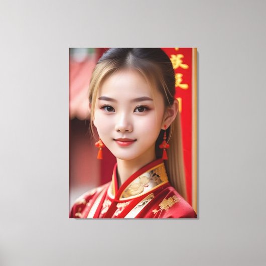 Toile kimono rouge (Recto)