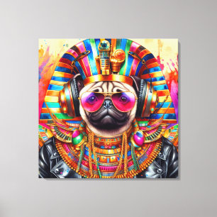 TOILE KING TUT PUG COOL 2