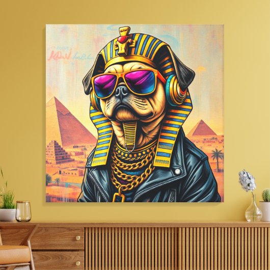 TOILE KING TUT PUG COOL 6 (Insitu(Salon))