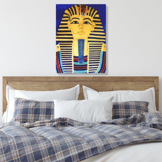 Toile King Tut Tutankhamun Le Garçon King Canvas Art Pri (Insitu(Chambre))