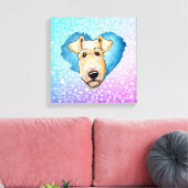 Toile KiniArt Airedale Terrier Canvas Imprimer (Insitu(Salon))