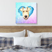 Toile KiniArt Airedale Terrier Canvas Imprimer (Insitu(Chambre))