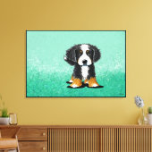 Toile KiniArt Bernese Mountain Dog (Insitu(Salon))