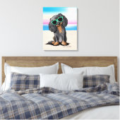 Toile KiniArt Cavalier King Charles Spaniel Beach (Insitu(Chambre))
