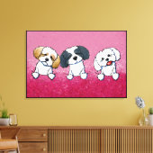Toile KiniArt Shih Tzu (Insitu(Salon))